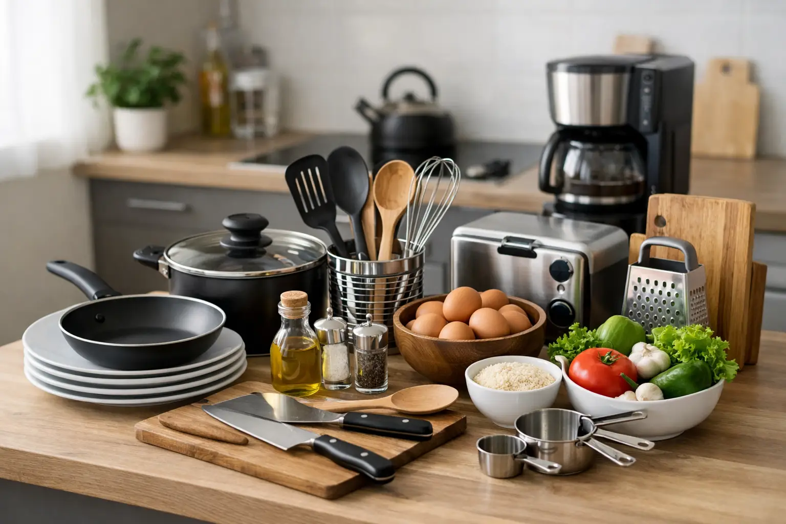 15 Kitchen Essentials for First Apartment Life