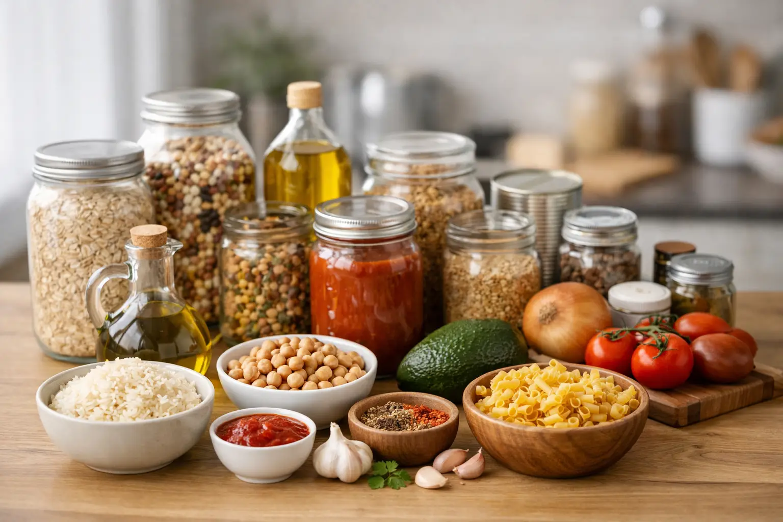 Best Pantry Staples List for Easy Meals