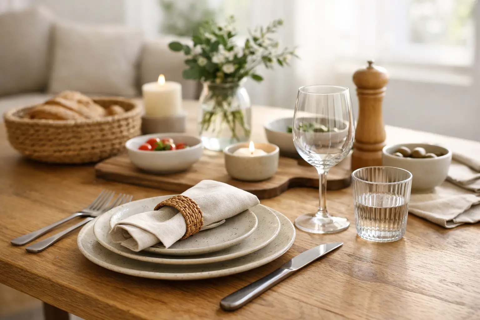 How to Set a Casual Table That Looks Put-Together