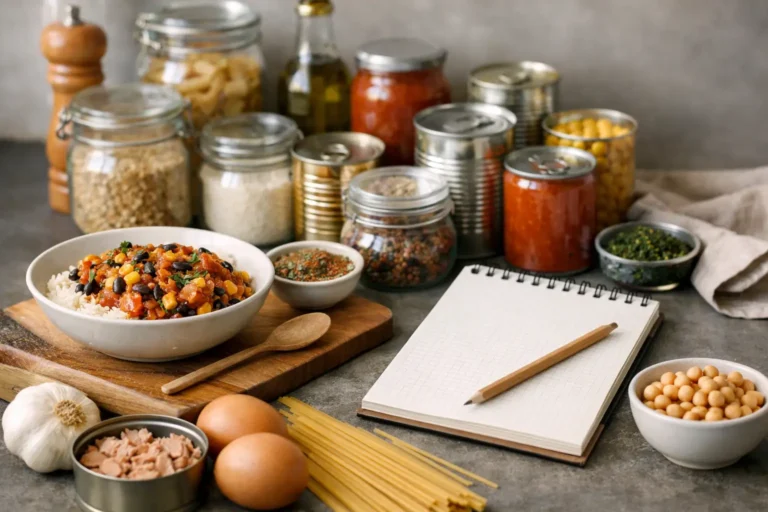 How to Plan Pantry Meals for Easier Weeknights