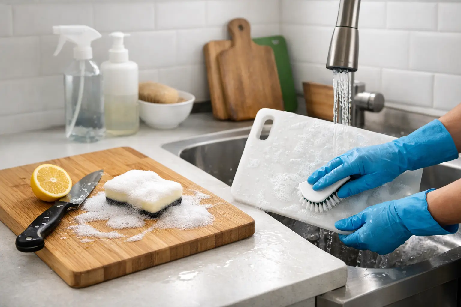 How to Sanitize Cutting Boards the Right Way