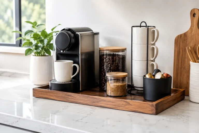 Coffee Station Setup Example for Any Kitchen